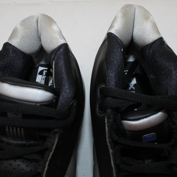 Nike Shox BB4 Retro NWT Men's 9 Vince Carter Black/Metallic Silver AT7843-001 - Picture 4 of 13